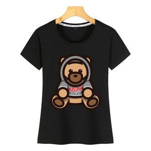 Tops T Shirt Women ozuna logo colour Funny Harajuku Short Female Tshirt