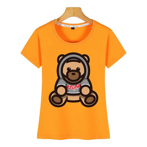 Tops T Shirt Women ozuna logo colour Funny Harajuku Short Female Tshirt