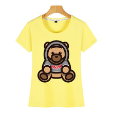 Load image into Gallery viewer, Tops T Shirt Women ozuna logo colour Funny Harajuku Short Female Tshirt
